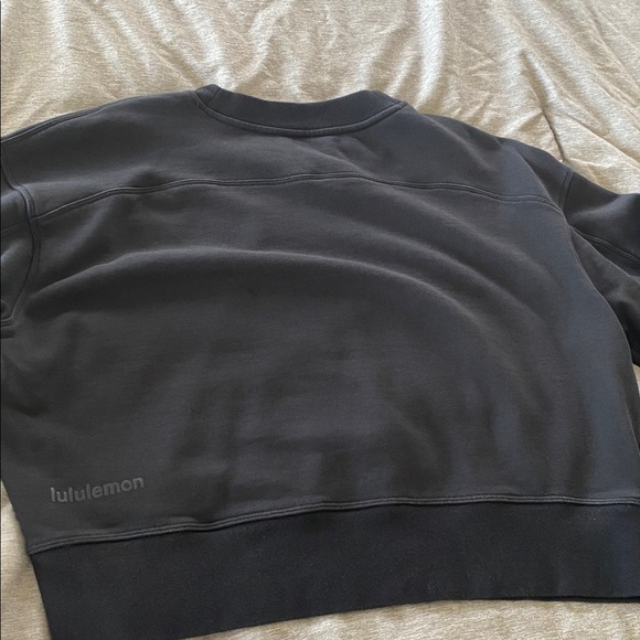 Lululemon Perfectly Oversized Cropped Crew - French Terry - Picture 8 of 9